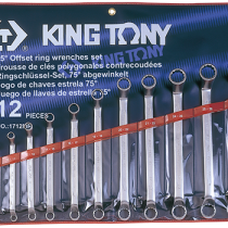12 PC. 75° Offset Ring Wrench Set 1712MR