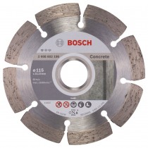 Bosch_ Standard For Concrete Diamond Cutting Disc, Silver/Grey, 115 Mm